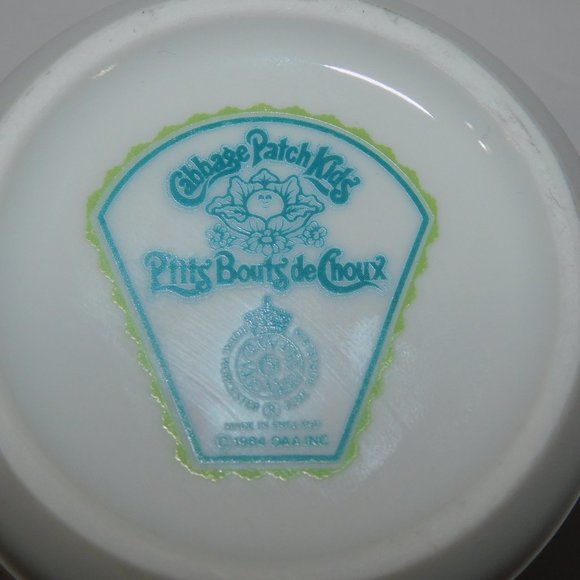 VTG 1994 Royal Worcester Cabbage Patch Kids child Dinner Ware Set Plate Mug Bowl - Picture 7 of 12